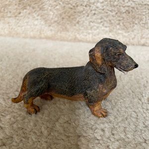 Dachshund resin figurine